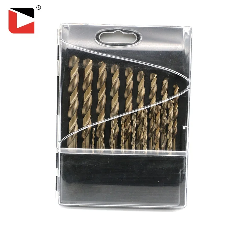 HSS-G 19pcs high speed steel cobalt metal twist drill bit set
