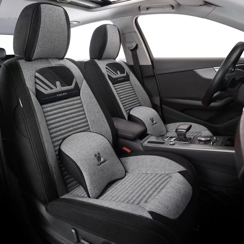 Wholesale universal seamless all inclusive leather easy to clean breathable car seat covers