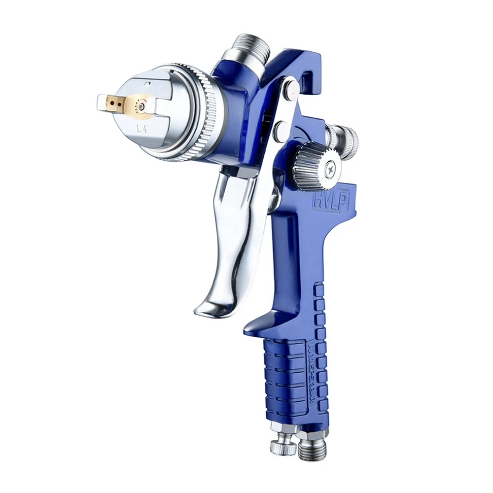 H-827 Cars Painting Furnitures DIY Painting Kit Car Auto Repair Tool 1.4mm 1.7mm 2.0mm Airbrush HVLP Spray Gun Steel Nozzle