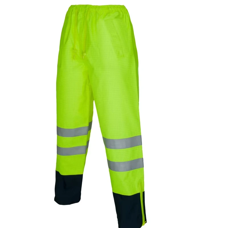 Fluorescent FR Pants 300D Oxford Fire Resistant Antistatic Hi Vis Pants fire resistant clothing safety trousers