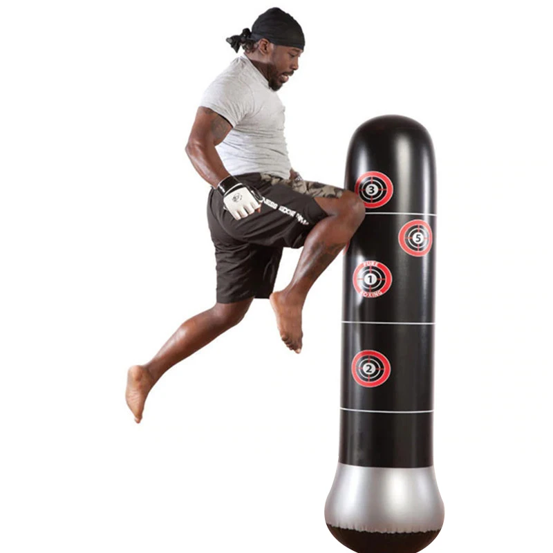 Fitness Punching Bag Inflatable Punching Bag heavy Free standing punching bag boxing for kids Adult 160CM