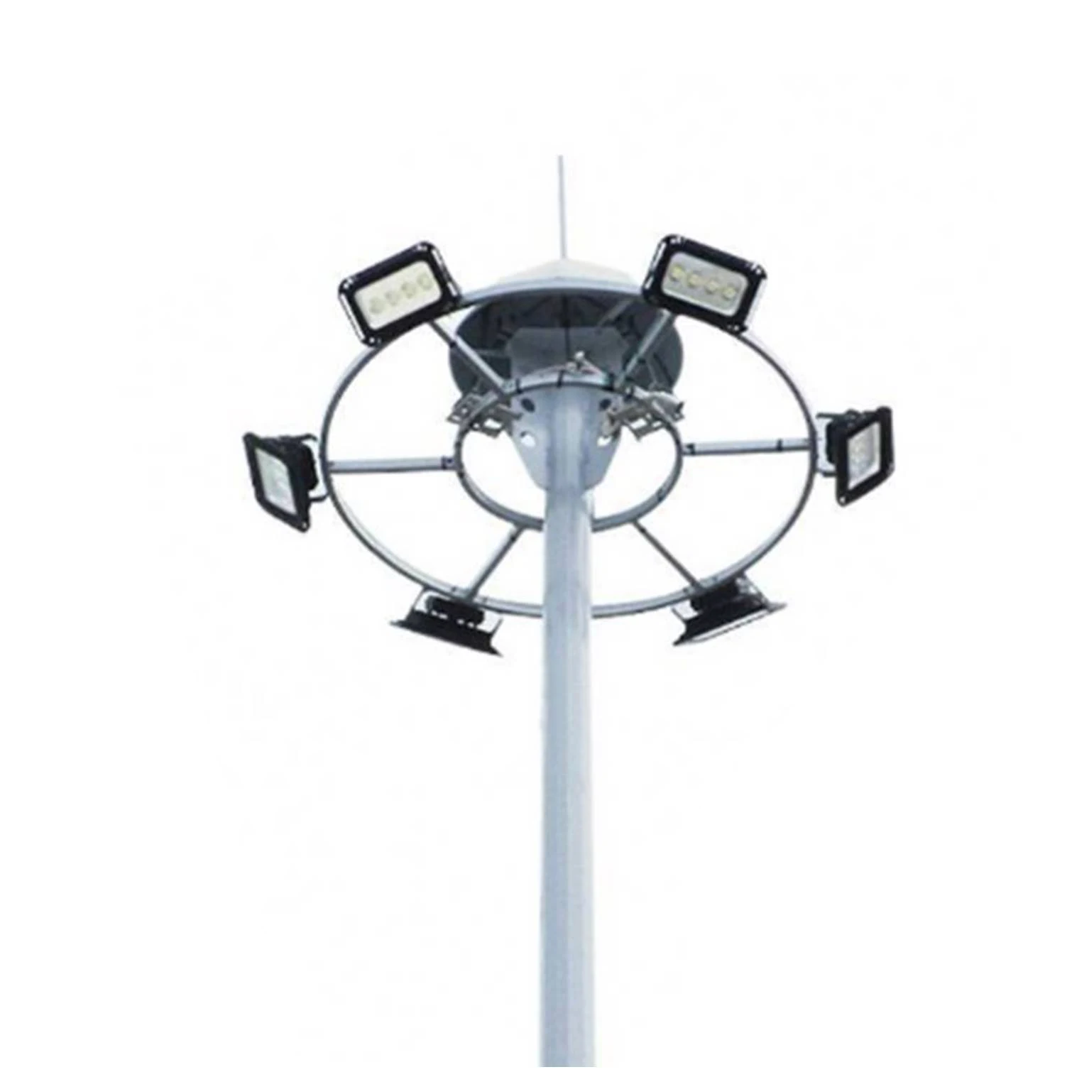 XINTONG 15M-45M высокий Мачтовый подъем цена 300w 500w 800w 1000w уличный светодиодный светильник высокой мачтовой подсветки