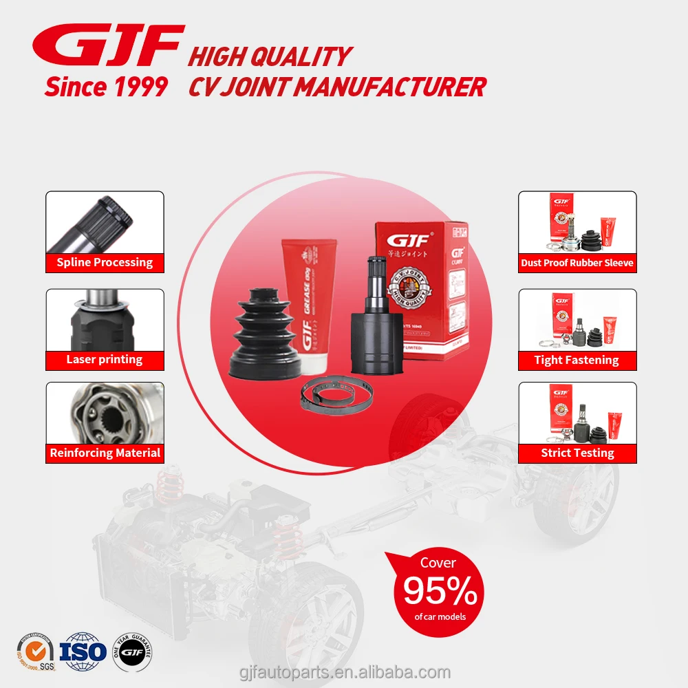 GJF auto parts cv joint manufacturer drive shaft cv joint kit outer inner cv joint for KIA CARNIVIL 3.5 KI-3-505