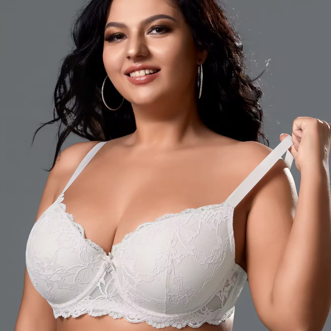 Womens Lace Bra Large Cup Plus Size Underwear Sexy Lingerie  Bras For Women Big Breasts