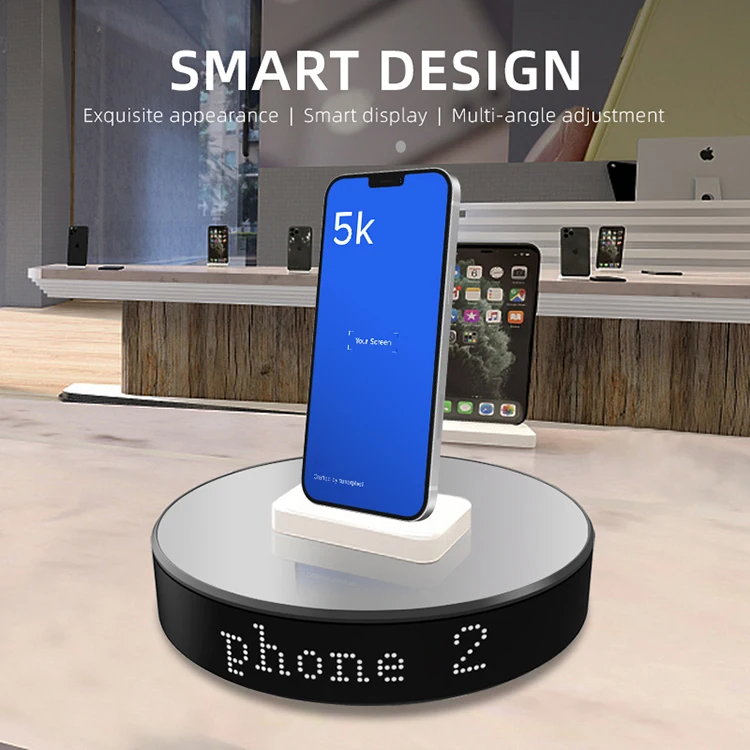 20cm APP Controlled LED Display Electric Rotating Turntable Jewelry Model Live Commercial Advertising Business Display Stand