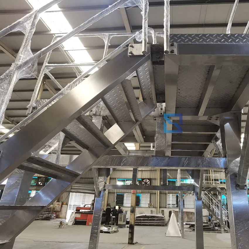 Customized Used Belt Conveyor Machinery New Stainless Steel & Rubber Support Platform for Adjustable Speed Food Processing Lines