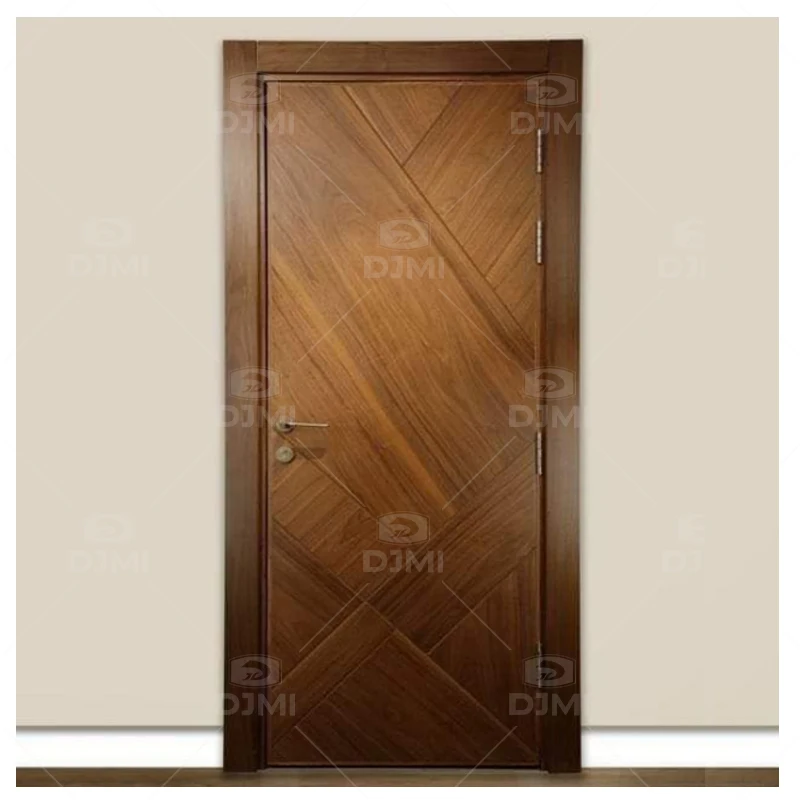 Djmi factory wholesale home sound and waterproof room doors wooden composite interior wooden slab doors for house