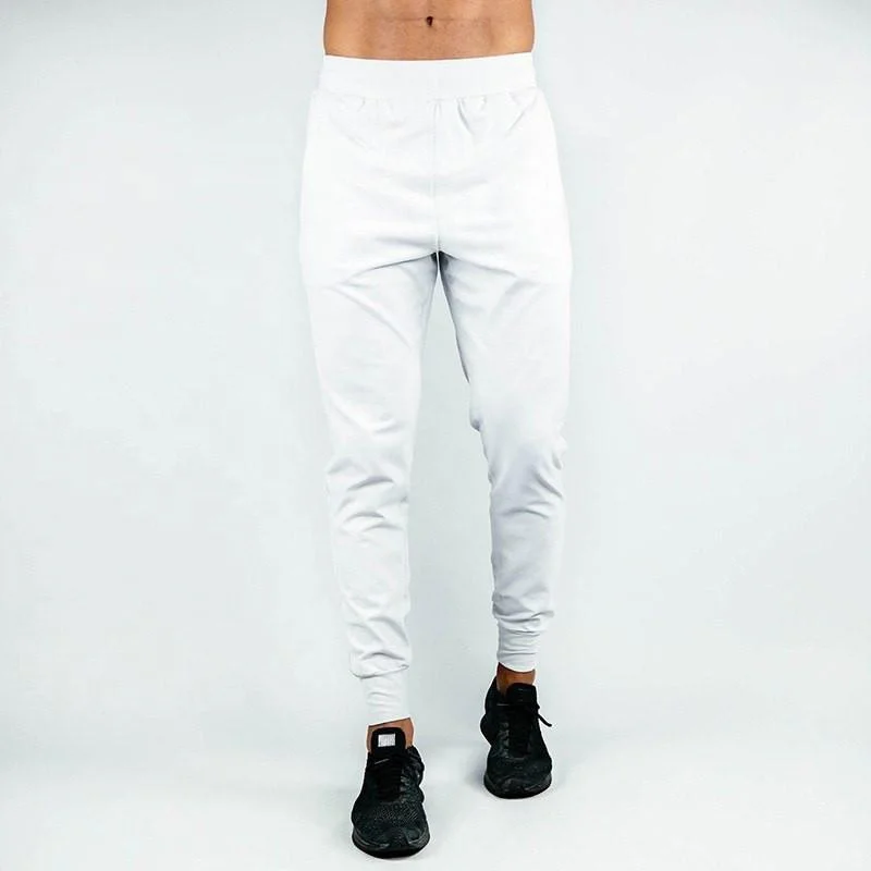 Wholesale Custom plain fleece sportswear Oem logo gym pants for men