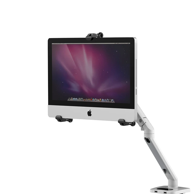 Quick Lock Assemble Small Package Beautiful Appearance Accessories Adjustable Single Arm Desk Monitor Mount