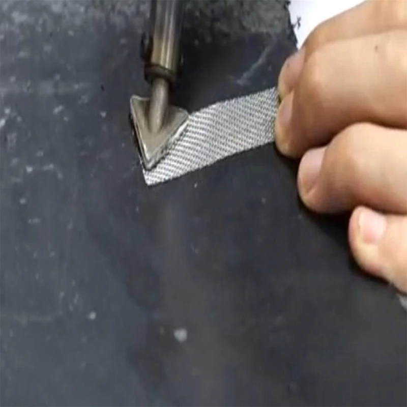 Adjustable temperature plastic parts repair triangle trowel car bumper repair welding machine soldering iron welding gun