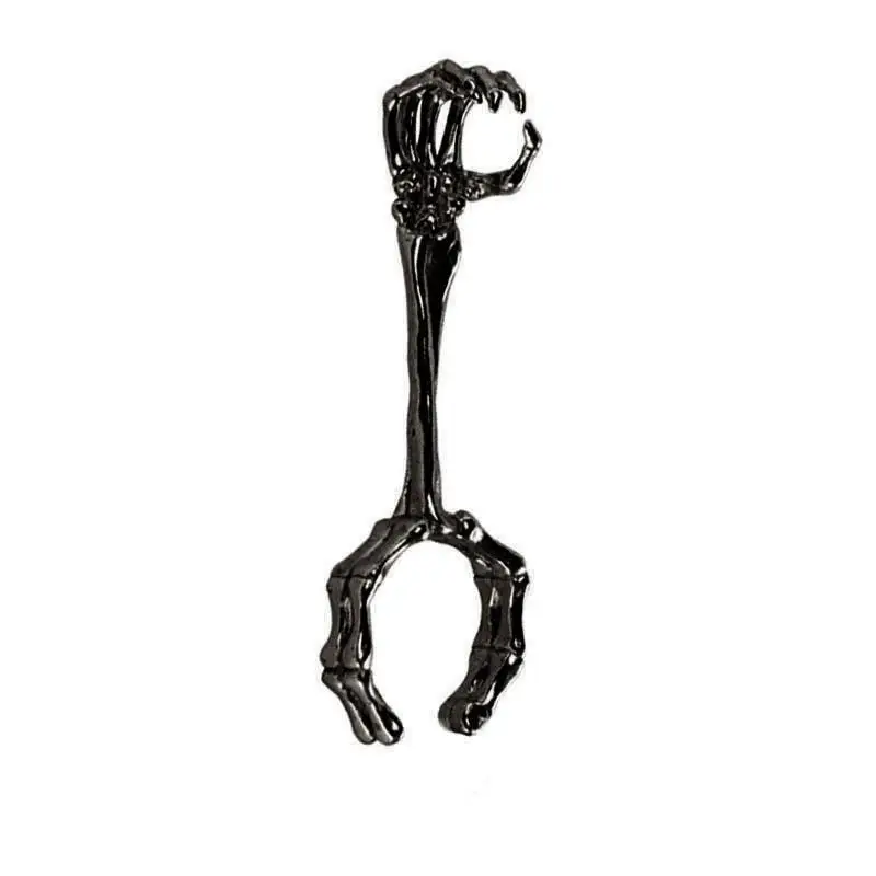 Cross border hand bone cigarette holder skull pattern ring personalized cigarette holder and clamp