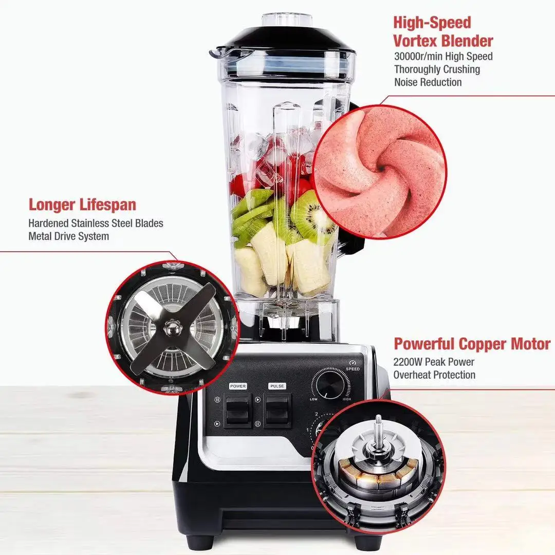Бытовая кухонная техника 220 В хорошее качество высокая скорость 6 лезвий электрическая соковыжималка миксер блендер