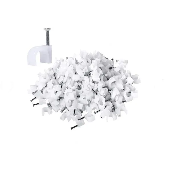 ANHUI Hot Sale Circle Cable Clips Plastic Wire Clips Plastic Clamps Mini Plastic China 100pcs/nylon Bag 10000 Bags SR PP PE