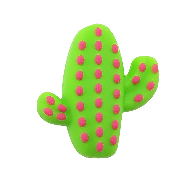 Bracelet Wholesale Teething Focal Character New Letter Wristlet Cactus Keychain Custom Silicone Beads For Pen Jewelry Making