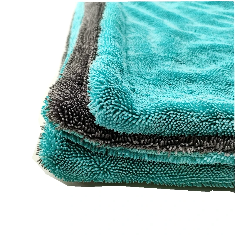 korean car drying towel car wash microfiber towel plush cleaning drying clot 1400 gsm car towel