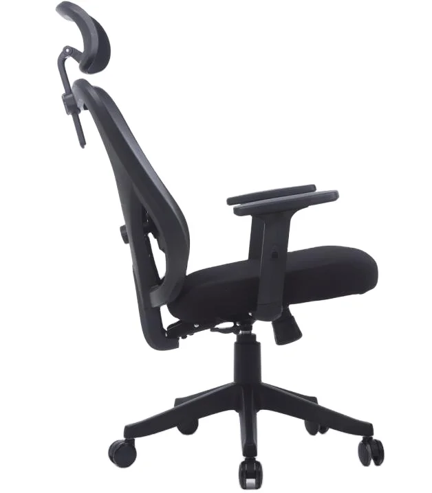 Modern Commercial Manager Chairs Lumbar Support Back Swivel Head Ergonomic Arm Rest Mesh Chair With Headrest