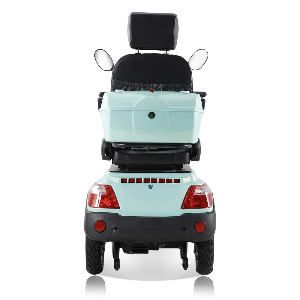 New color senior citizens 500W gear engine 4 wheel E-mobility scooter with USB