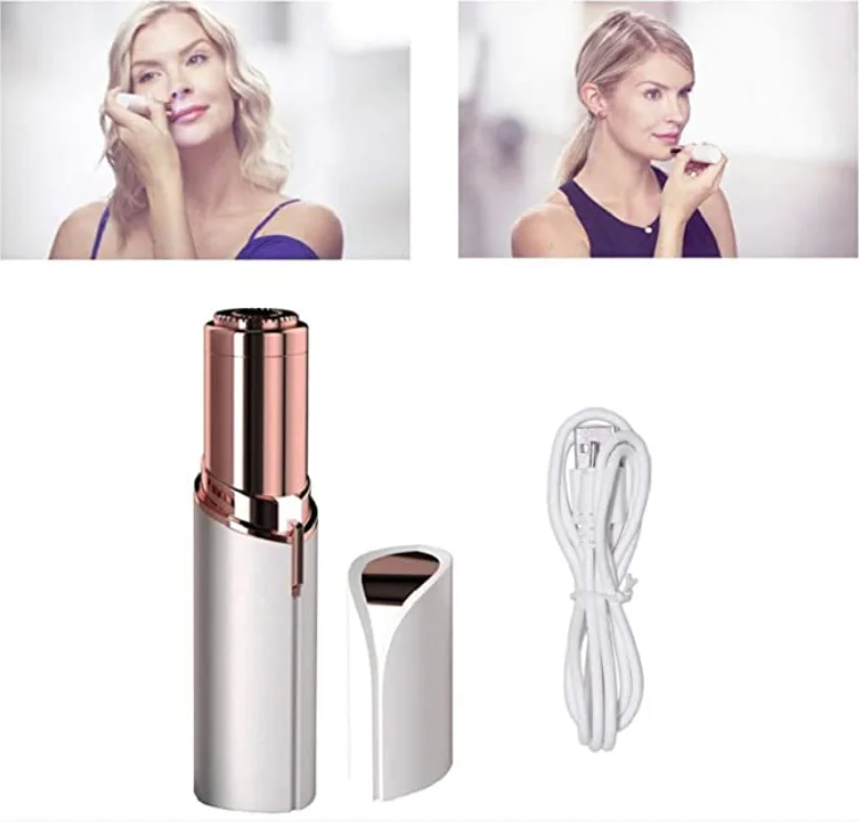 Makellose Frauen Schmerzlose Gesichtshaar Entferner for USB-Wiederaufladbarer Epilator and Facial Hair Remover