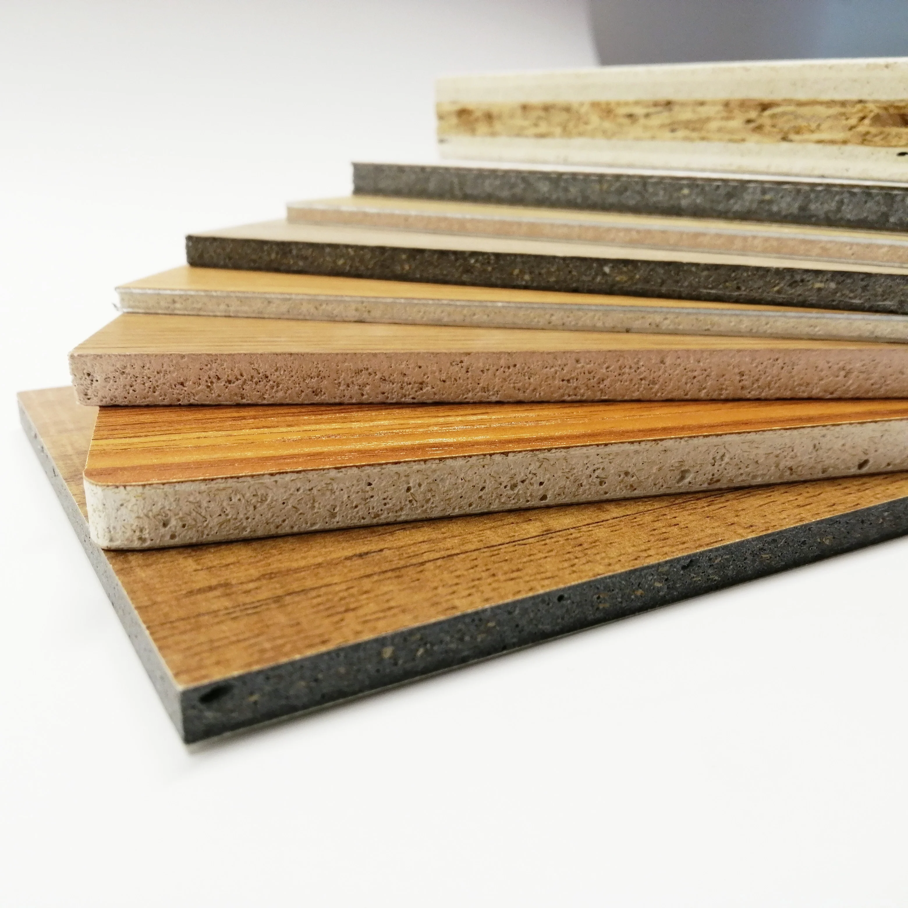 pure sulphite mgo magnesium oxide board fireproof Laminated HPL UV painting melamine paper decoration wall floor ceiling