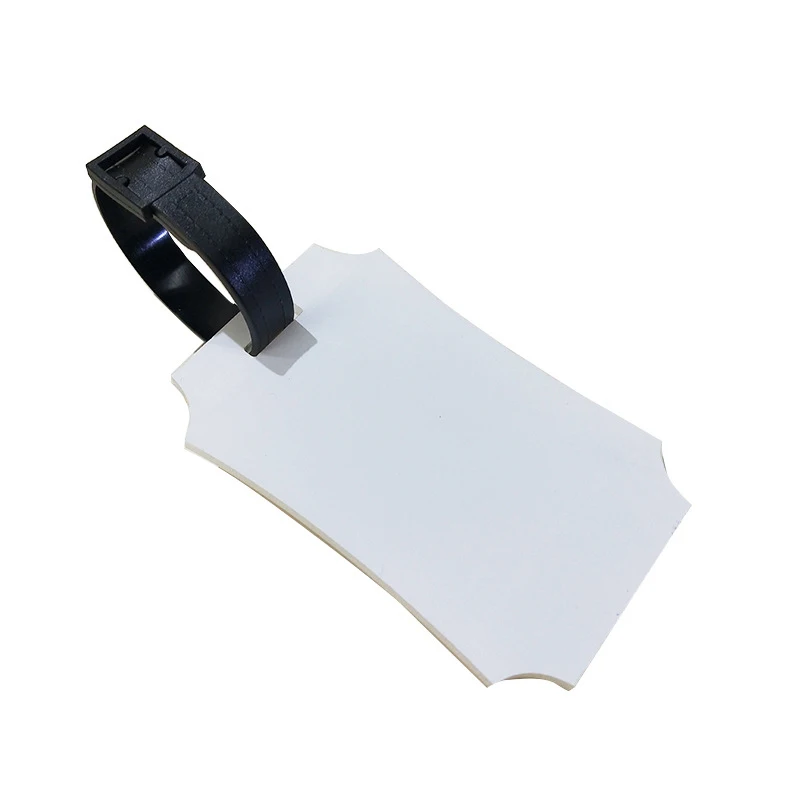 6*9.5*0.3cm Sublimation Acrylic Blank Traveling Luggage Tags For Custom Friend Gifts
