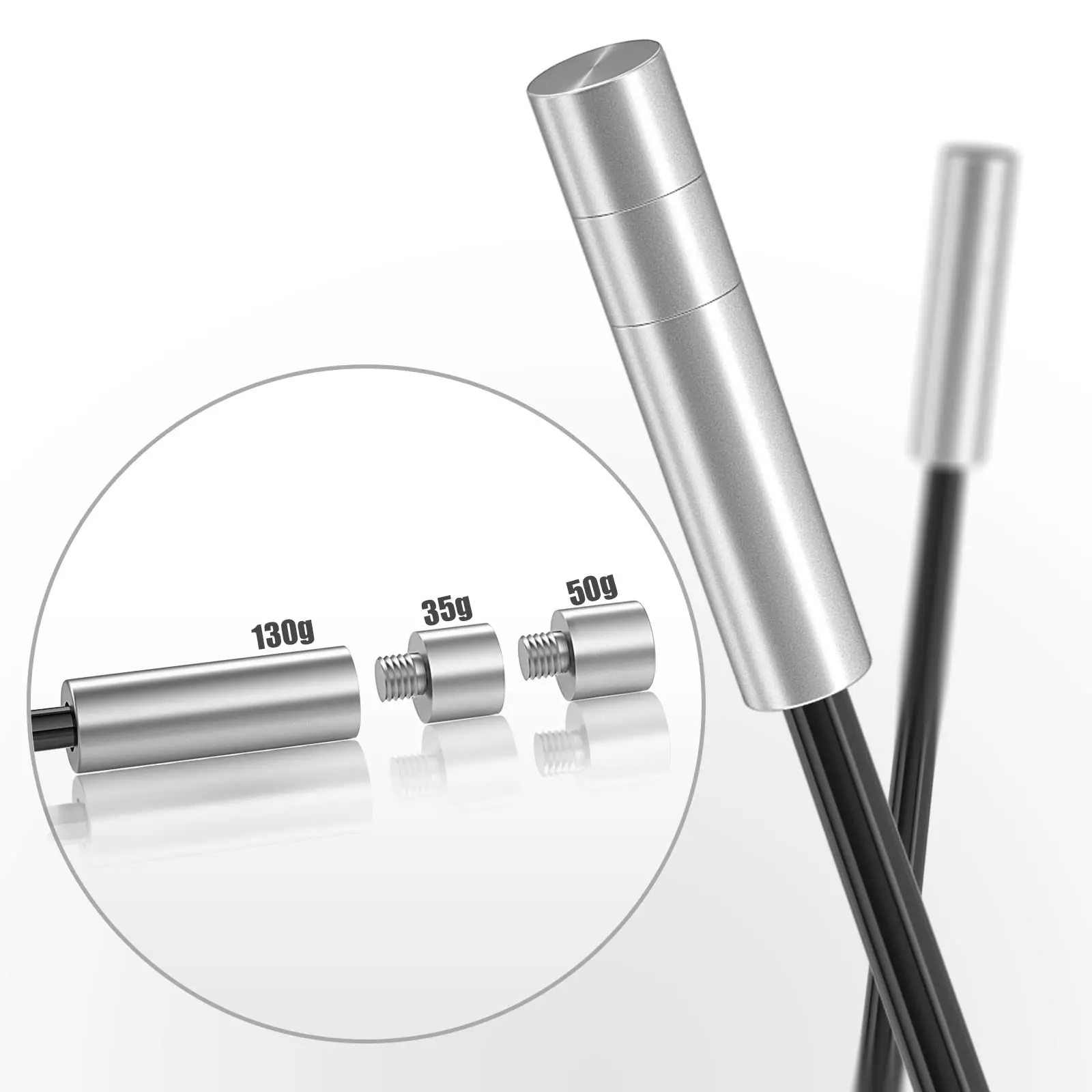 New Hot Wholesale correction stick graphite shaft stainless Adjustable Clubs with 3 Weights Tempo Golf Swing Speed Trainer