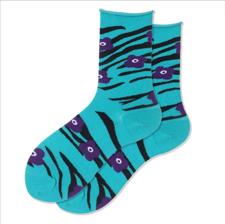 Manufacturers Women Vintage  Novelty Fashion Designer Sneakers Socks