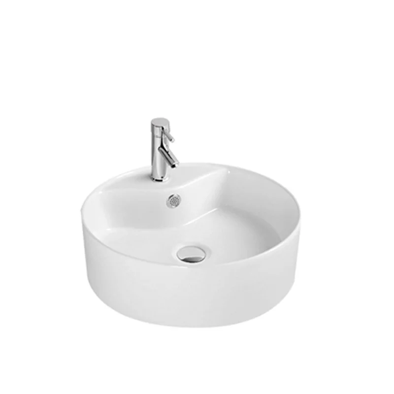Backlog Stock Low Price Round Bathroom Modern Sink Ceramic Wash Basin