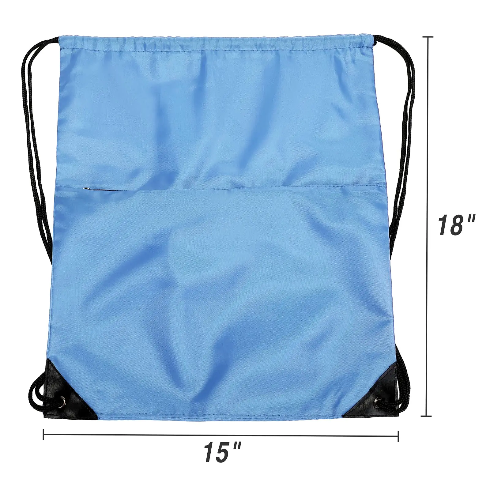 Большие сублимационные пустые сумки на шнурке с индивидуальным печатным логотипом