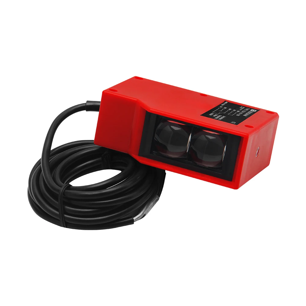 Vehicle 12V 24V Automatic Sensor Reflective Photoelectric Diffuse Reflection Distance Photoelectric Sensor