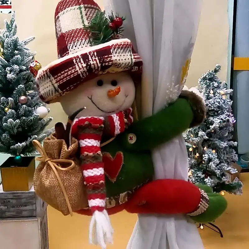 Snow man doll Christmas early educational toys for kids special needs for kids learning baby age Christmas gift Santa Claus Doll
