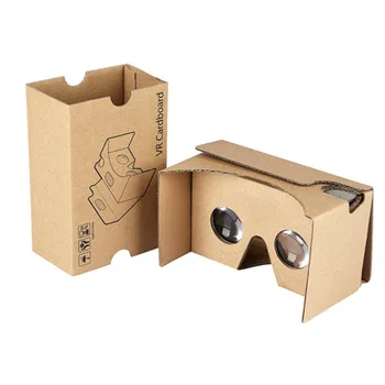  Картонные очки Cardboard V2 виртуальная реальность по низкой