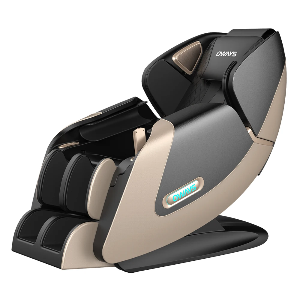 OWAYS massage chair with SL long track lumbar heat full body airbags compression therapy unique foot roller
