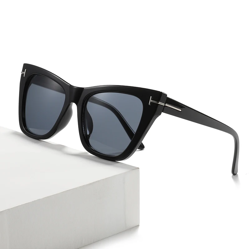 HW 6725 Cat Eye Luxury Vintage Women Custom Logo Brand Rectangle Sunglasses Unisex Men Custom colors Fashion Glasses Shades