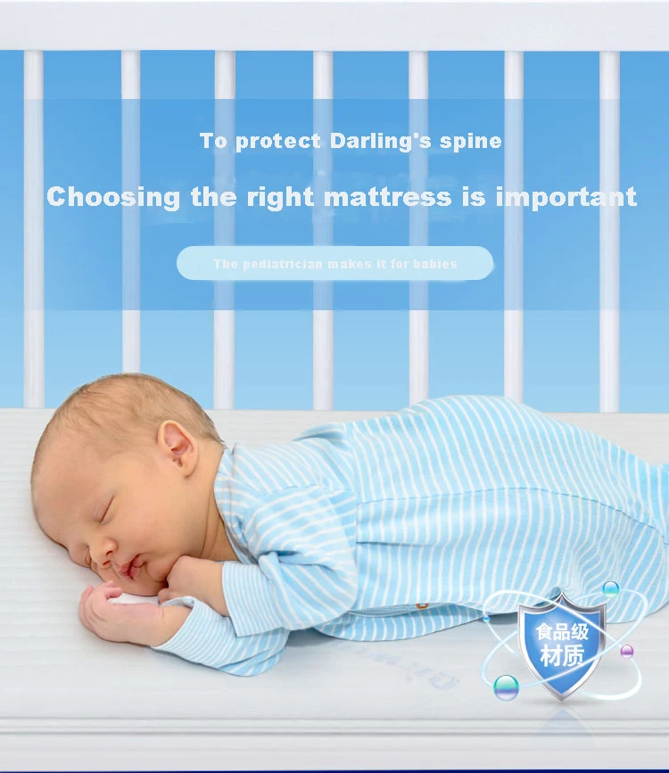 Skylee Breathable Non-Formaldehyde Non-toxic Safe Back Care New Born 4 D Washable Kid PP POE air Woven Polymer Bed Mattress
