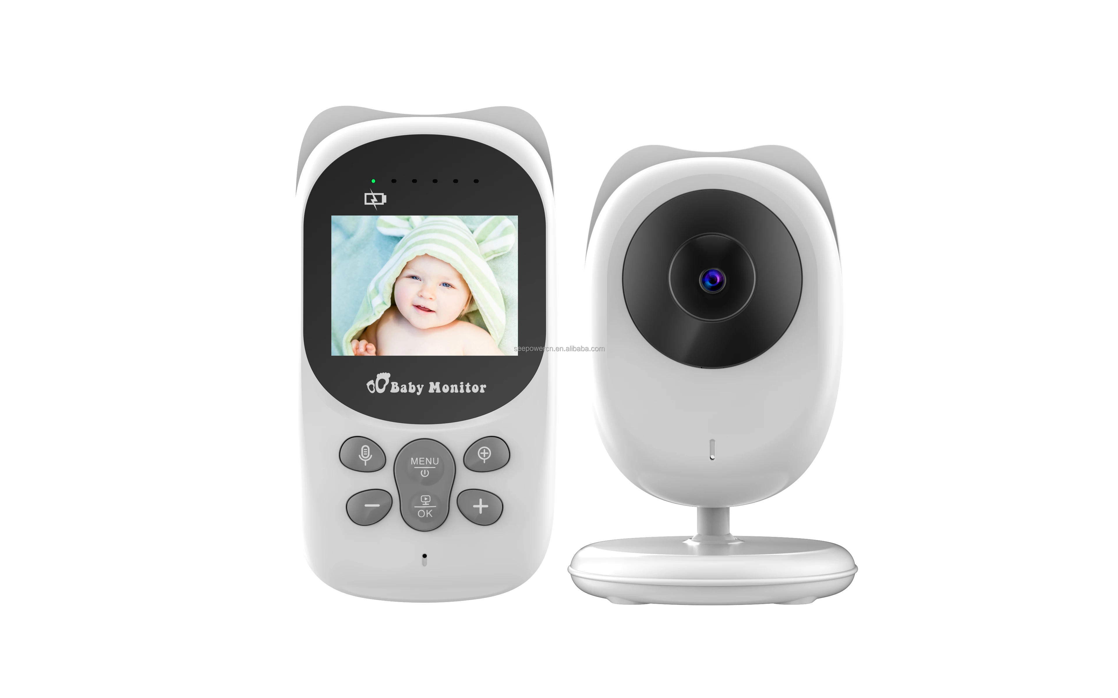 2022 New hot wireless digital video audio baby monitor  longer transmission longer battery life crying detection