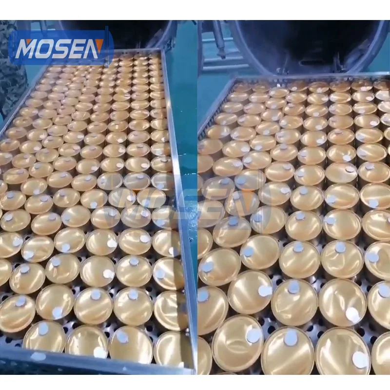 Industrial pressure small Tuna Fish Chunks Canning retort machine sterilizing