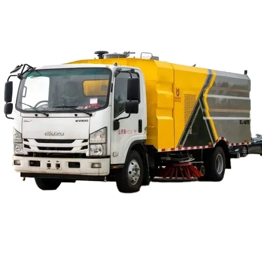 Dongfeng Euro Iii 4x2 Dongfeng 5 Cbm Sweeper Truck Japan Road Sweeper Truck For Isuzu water truck tanker