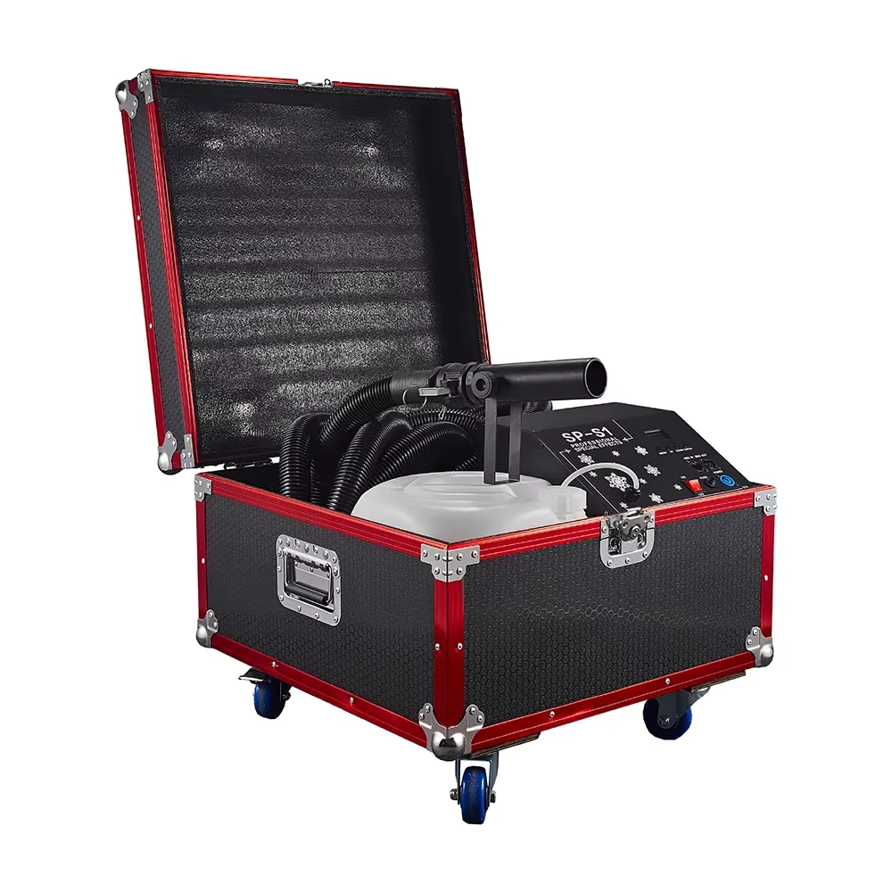 SP Latest equipment 1500W Snow Spray Machine snow machine outdoor making DMX 512 for Wedding Party