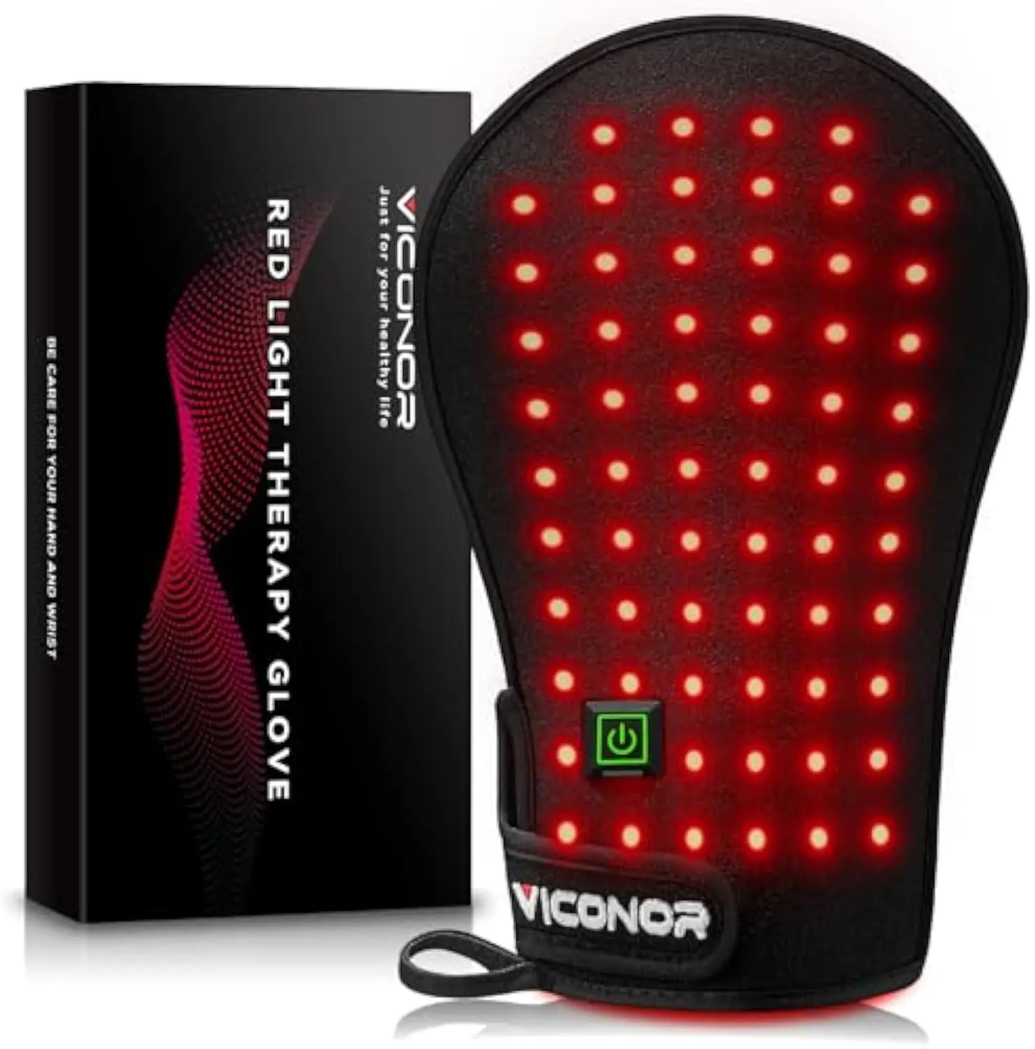 Red Light Therapy Gloves Infrared Light Therapy for Hand 850nm 660nm Heating Pads for Wrist Fingers Hand Therapy Pain Relief