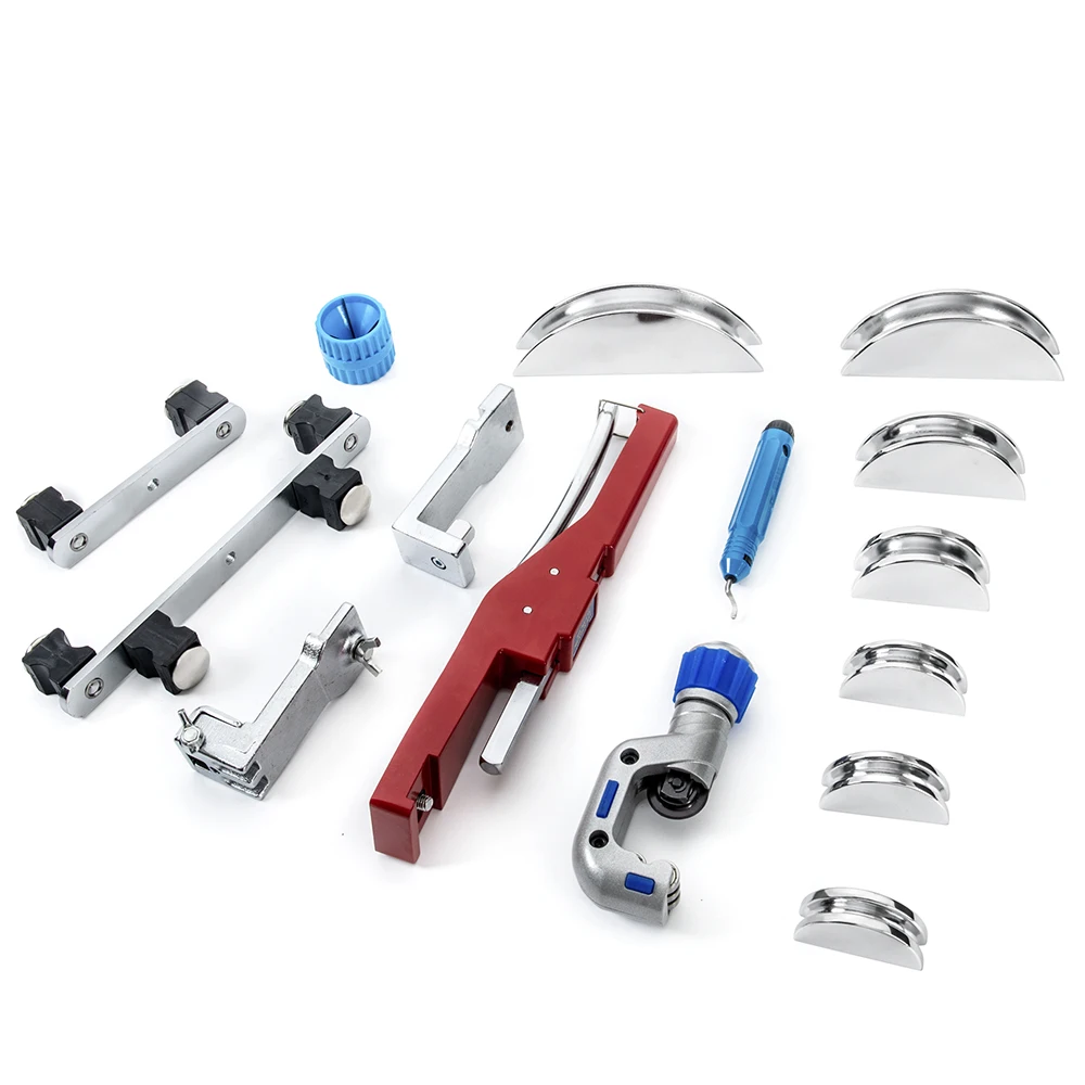 Portable Multi-functional Pipe Tube Bender Tool Kit Hydraulic Crimping Tools for Copper and Aluminum Terminal Bending Cutter