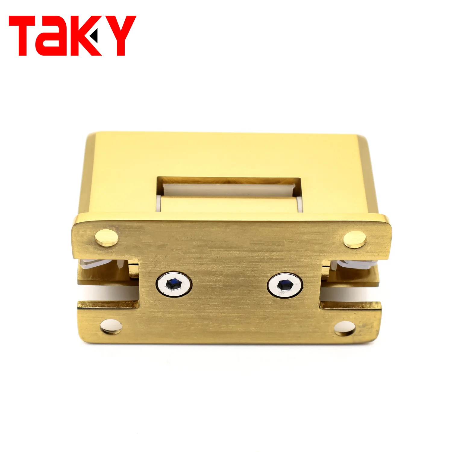 Self closing copper shower glass door hinges for 8mm glass doors