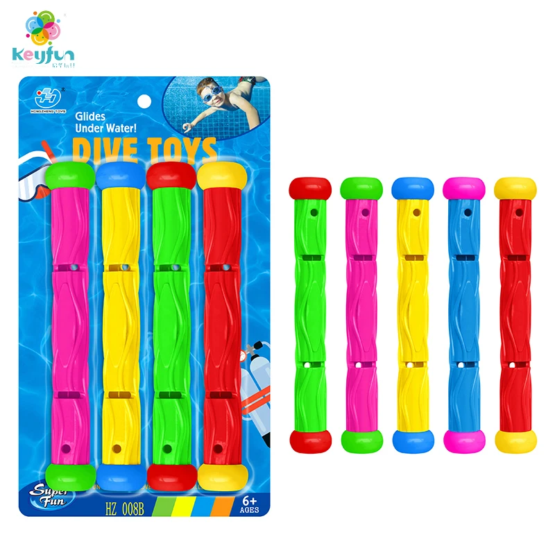Best seller Summer Outdoor sport water toys Diving Stick Toys Colorful Dive Sticks Sinking Diving Stick Toys for Kids H214151