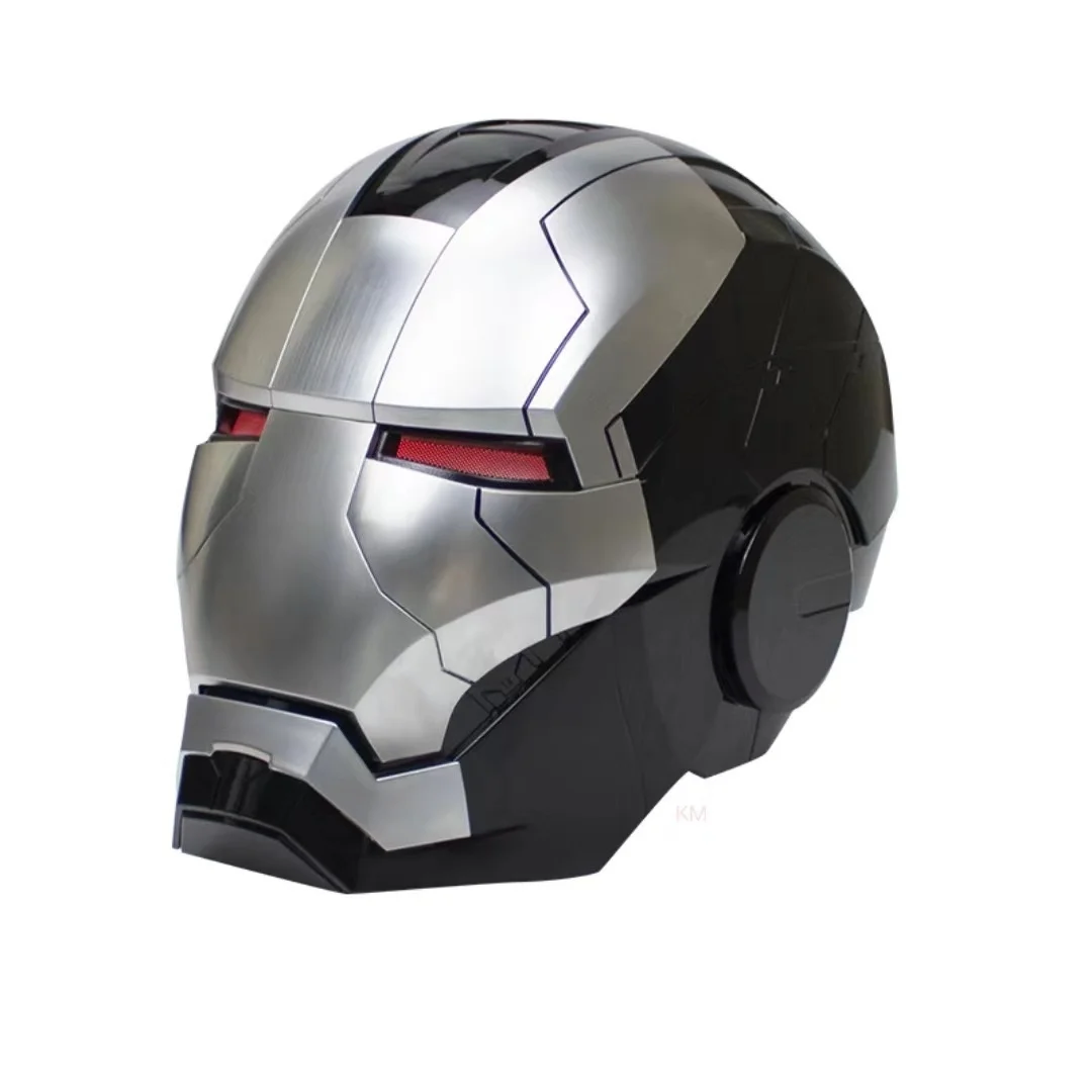E83 Iron Man Black Gold Helmet New Arrival Electric Voice Controlled Party Mask for Halloween and Other Celebrations