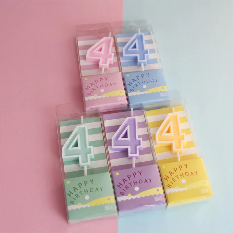 Cheep Wholesale Price 3D Silicone Candle Mold Birthday Candle Festival Party Decoration