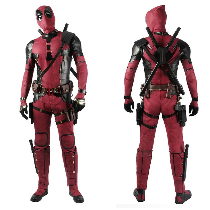 Factory Supply Realistic Party Cosplay Dead Pool 3 Wade Wilson Costume Wearable Suit