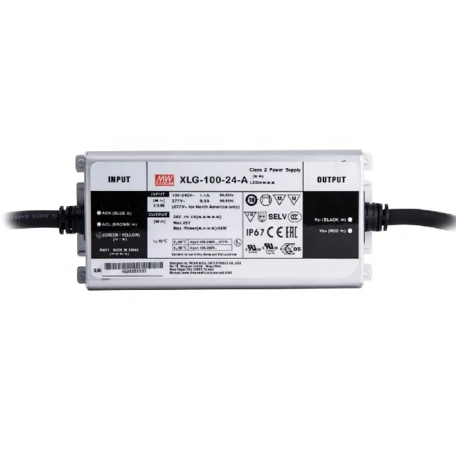 MEAN WELL XLG-100-H-DA2 100W Constant Power Mode LED Driver Switching Power Supply Original Single Meanwell 20 ~ 95% 2100ma 91%