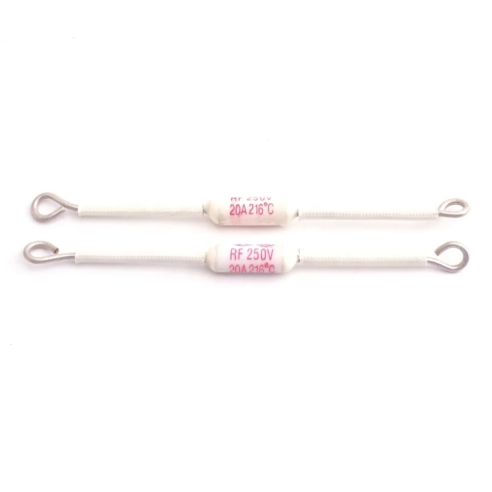 House Home Appliances 1A 2A 5A 10A ROHS Temperature Ceramic Thermal Fuse
