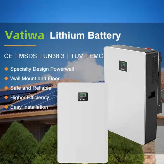 Энергия VATIWA литиевая батарея на солнечной батарее Lifepo4 7 кВтч 138ah 48 В 51 2 Tesla домашняя настенная