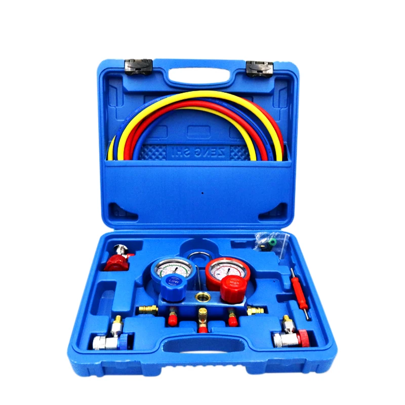 Zs-1004 Refrigerant manifold pressure gauge set for automotive air conditioning