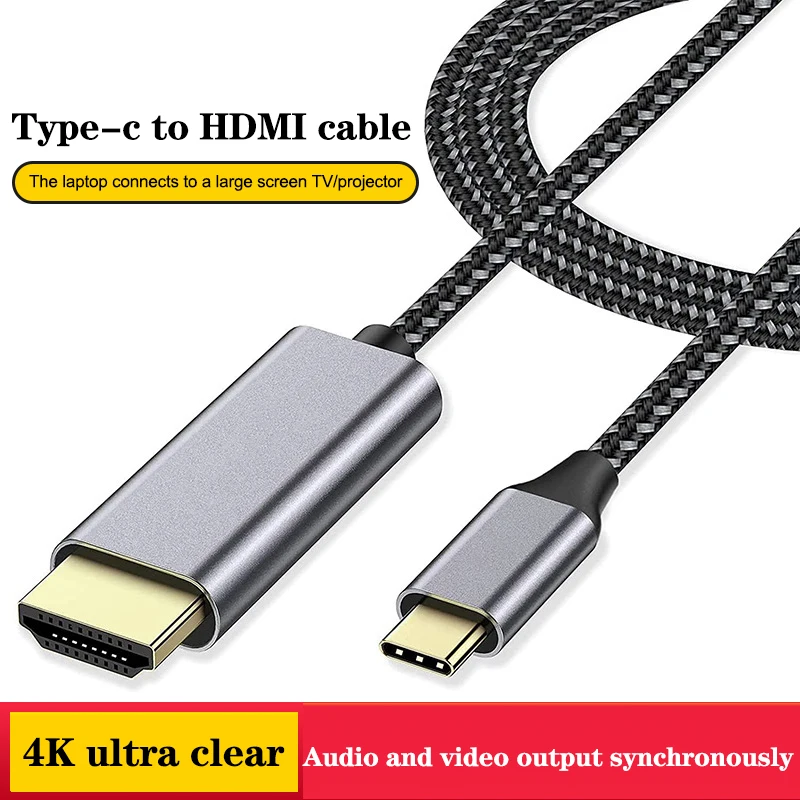 Custom 4K1.8m high quality suitable for laptop cute media Video conversion data cable